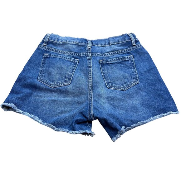 Place Kids Distressed Denim Shorts Size 12 Blue - Picture 2 of 8